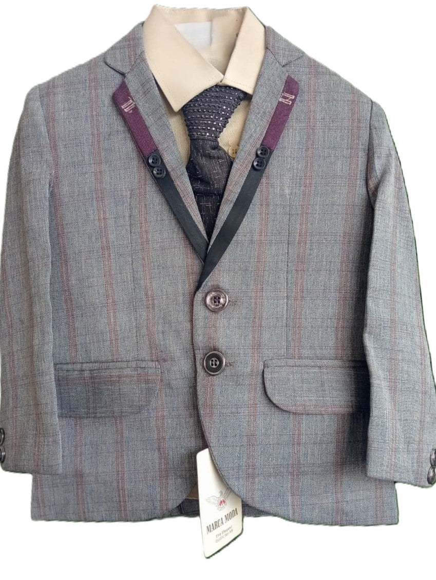 Art No.10 Check Style With Collar Button