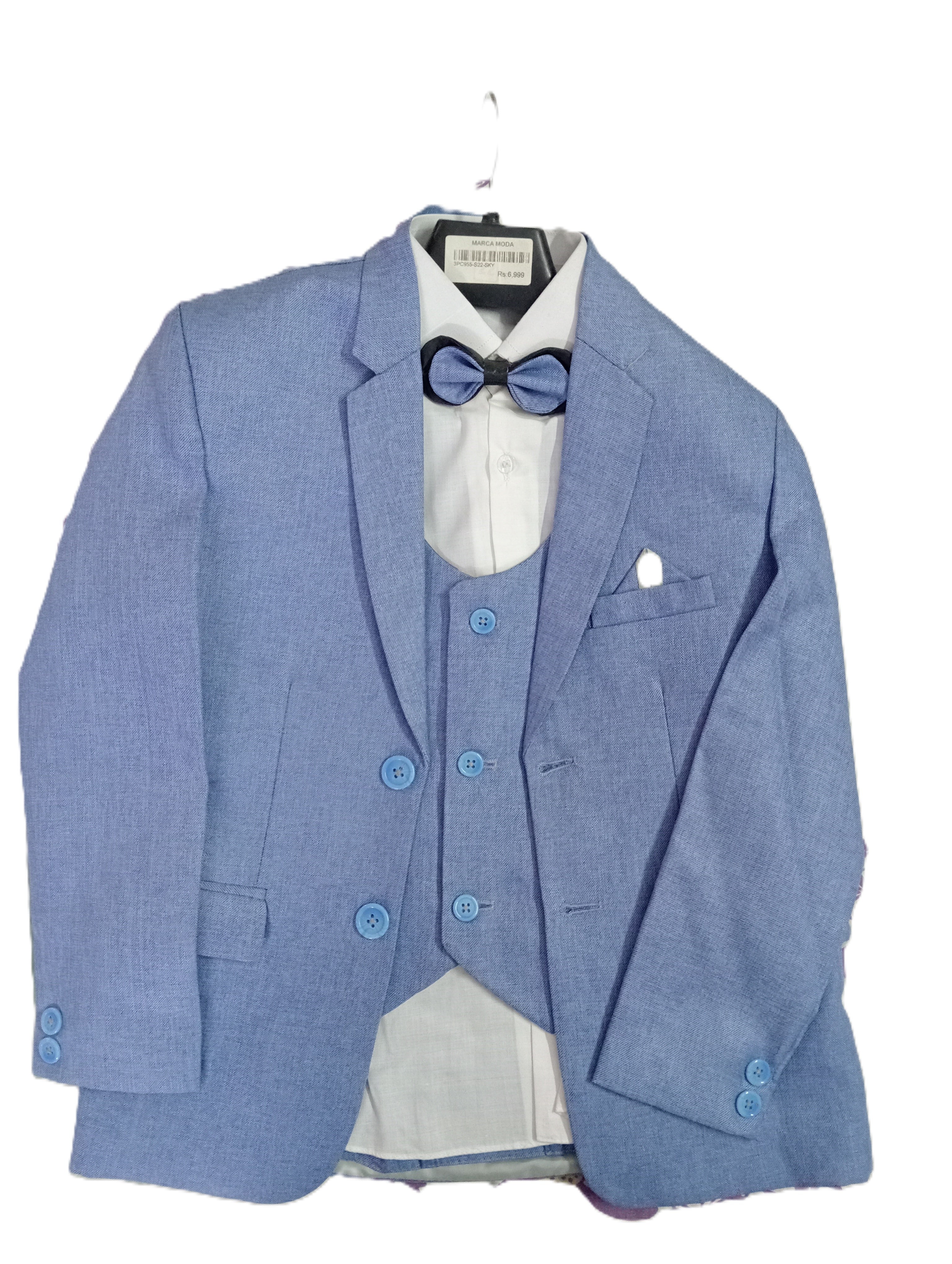 Art No.6 Boy Pant Coat With Bow Tie