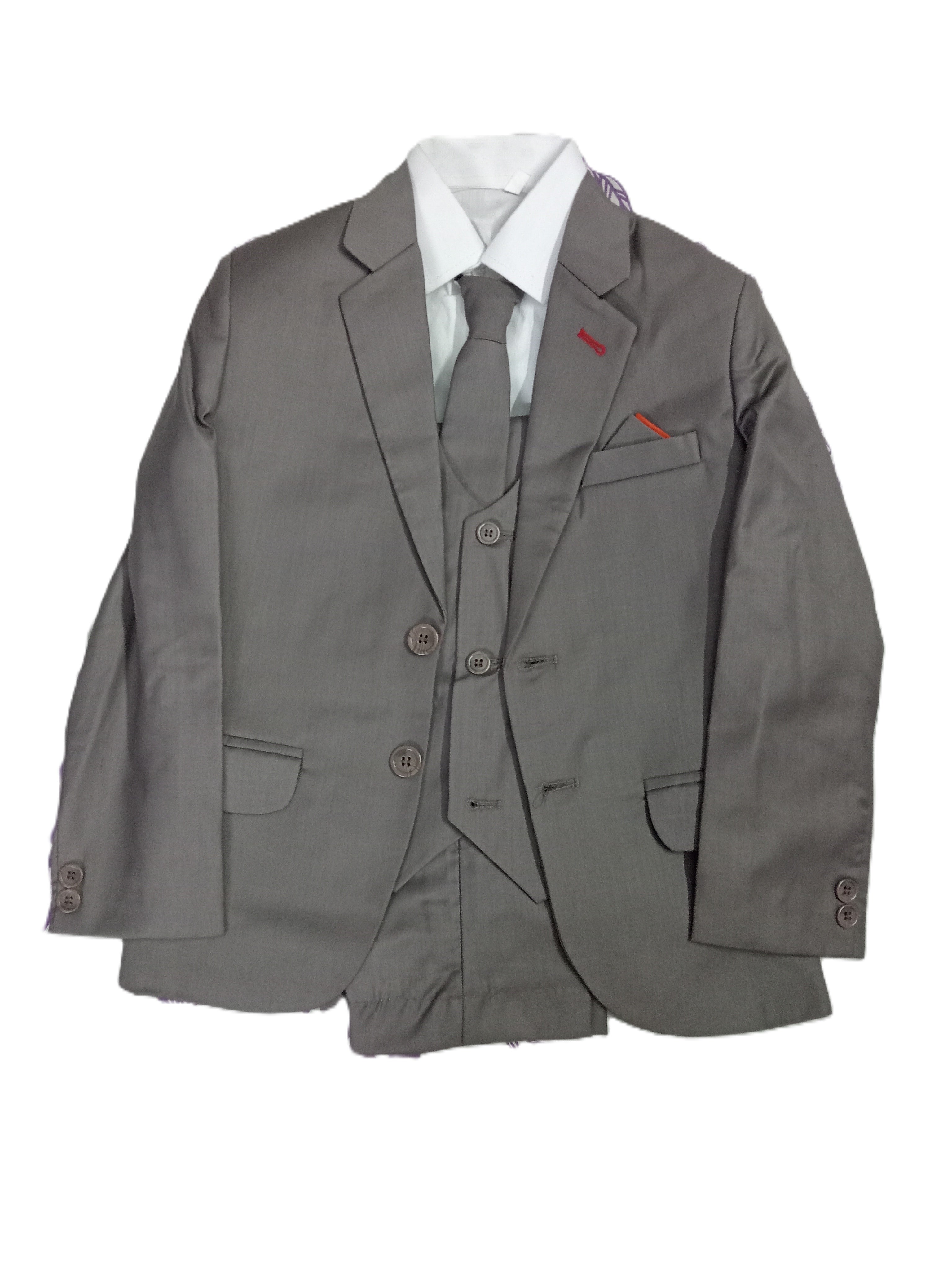 Art No.7 Boy Pant Coat-Plain Texture