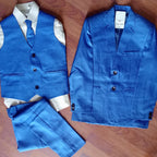 Art No.1 Boy Pant Coat-Self Texture